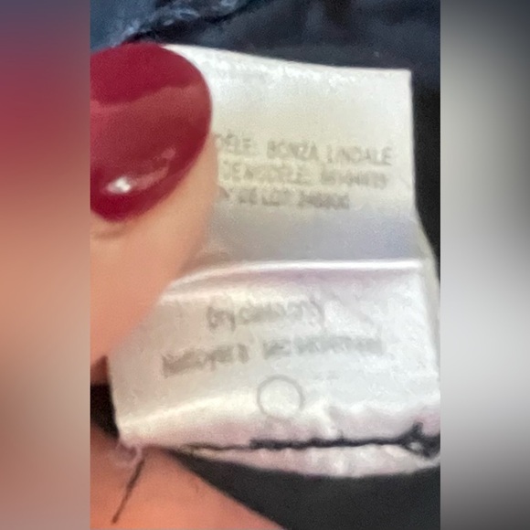 Theory Bonza Cotton Poplin Full Zip Front Knee Length Dress Navy Size 6 - Picture 7 of 9